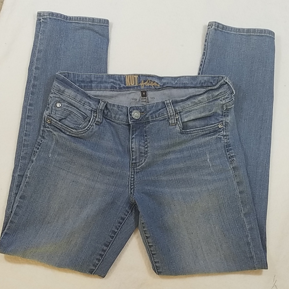 Kut from the Kloth Med. Light Wash Jeans Sz 6